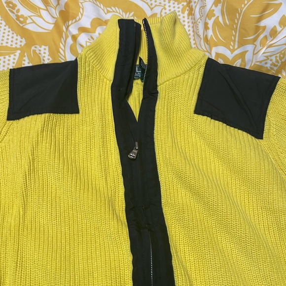 Ralph Lauren L-RL Lauren Active Yellow Heavy Sweater - Picture 10 of 14